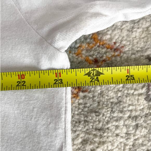 Scream Ghostface Mens Crew Neck T-Shirt Size XL Black White Split Face Halloween - Picture 5 of 11